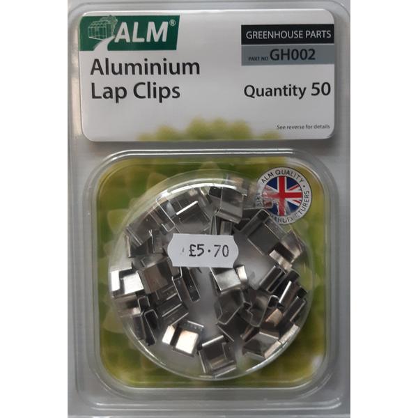 Aluminium Lap Clips 50